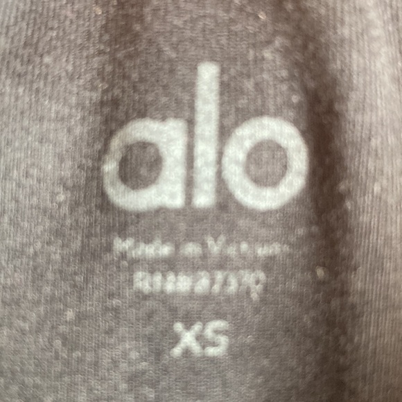 Alo‎ Airbrushed Reflective Leggings Size XS Black White - Picture 5 of 8